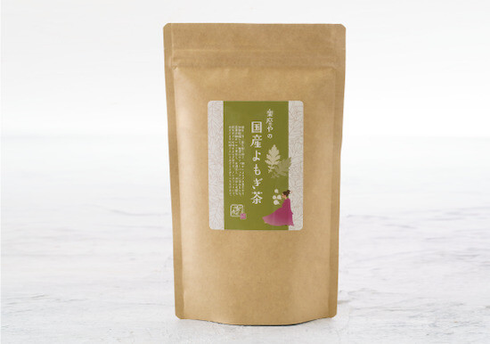 楽座やの国産よもぎ茶